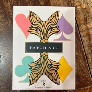 NEW Galison Patch NYC Set of 2 Playing Card Decks (NWOT)